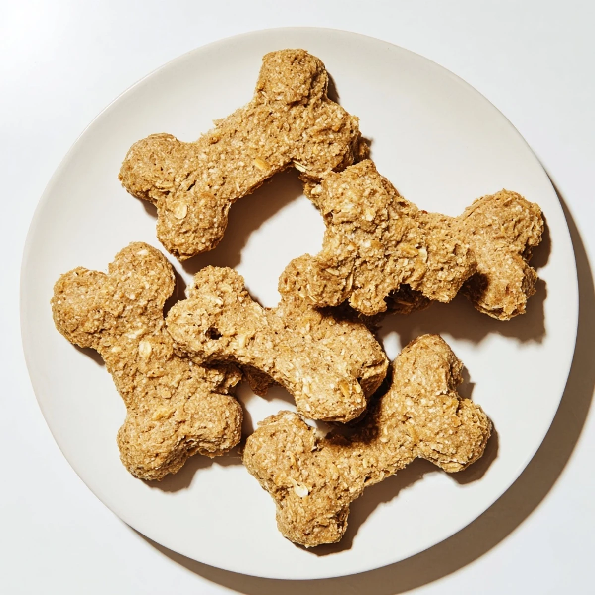 Crunchy, homemade Pawsitively Good Dog Bone Treats ready to reward a dog after playtime, a great American recipe.