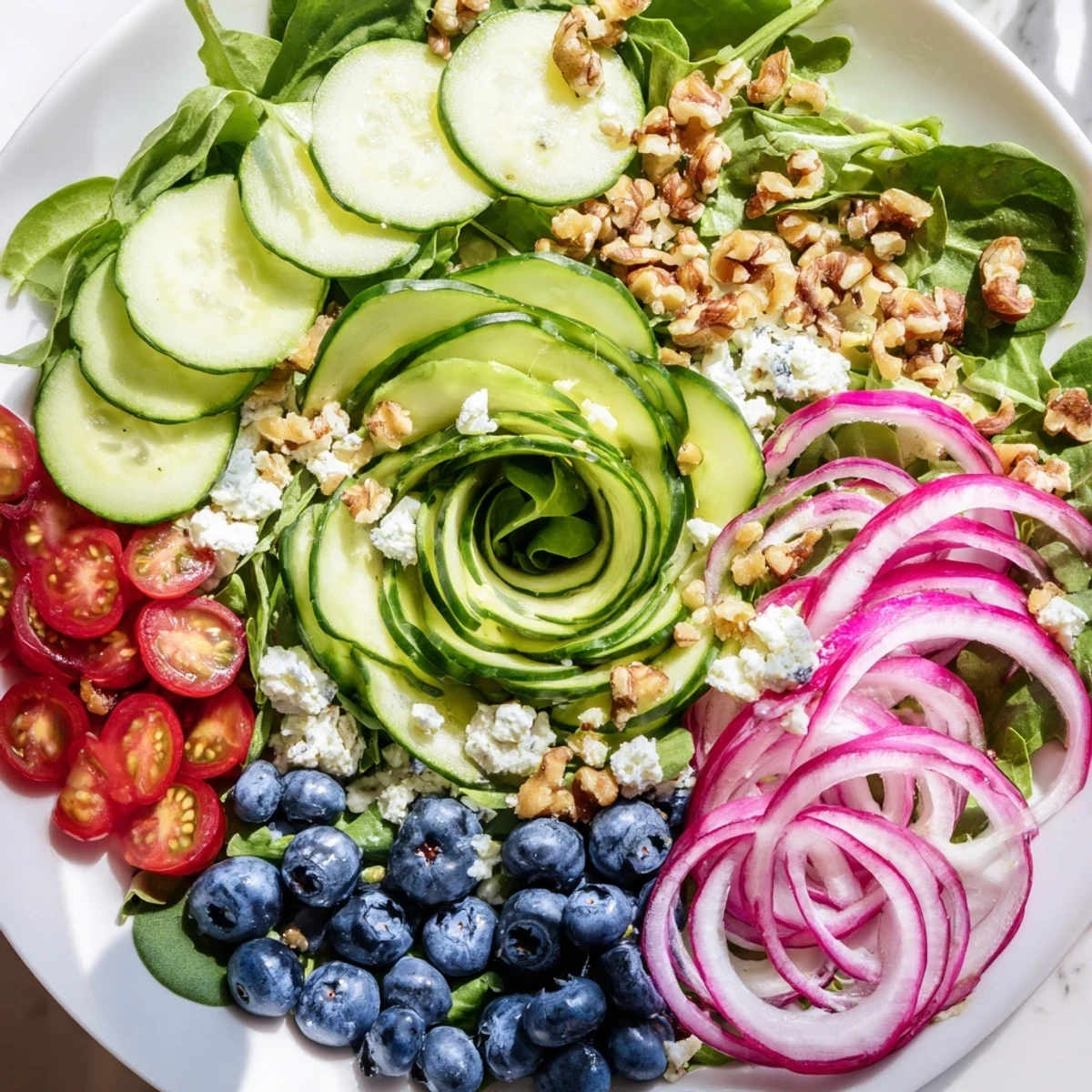 Fibonacci Fan Salat kreativ