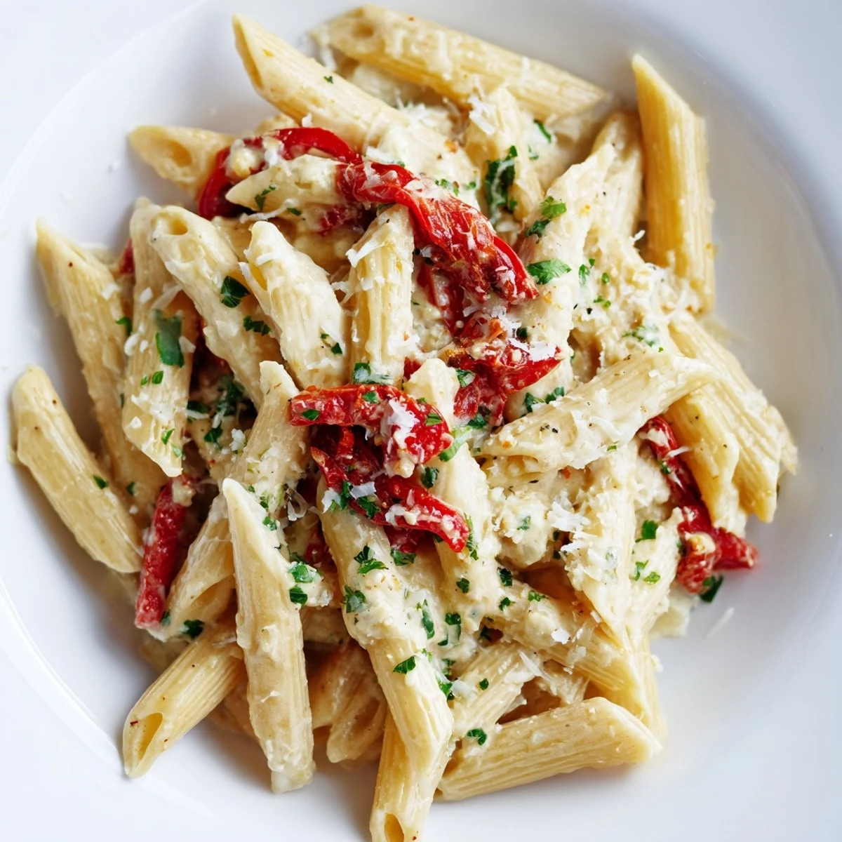 Cremige Cajun-Pasta mit Paprika