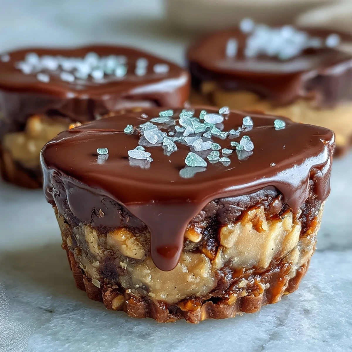 Erdnuss Butter Eier Brezel Schokolade