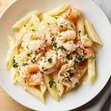 Knoblauch Garnelen Penne