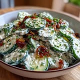 Cremiger Gurkensalat mit Dill