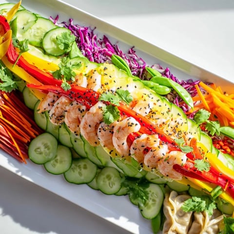 A beautifully arranged Mighty Dragon Lunar New Year board appetizer, ready to serve and enjoy.