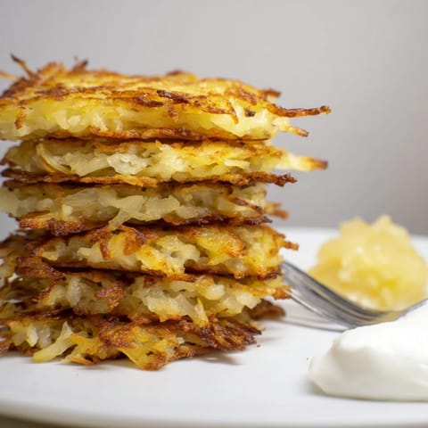 Knusprige Kartoffelpuffer Deutsch