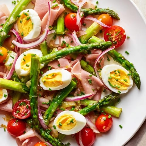 Spargel Schinken Eier Salat