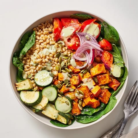 Veggie Loaded Barley Bowl