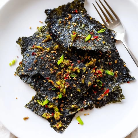 Knusprige Meeresalgen Snacks