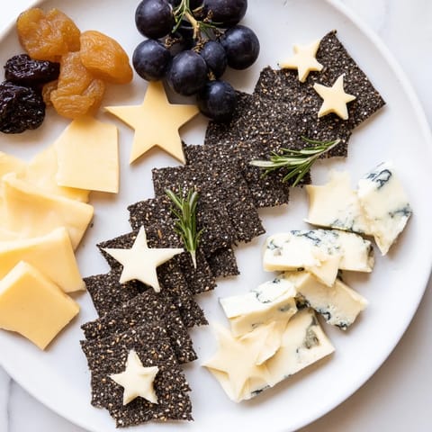 Käsebrett mit Mond & Sternen #112