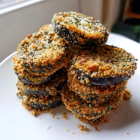 Knusprige Auberginen Parmesan Chips #152