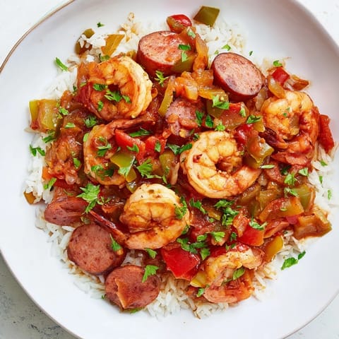 Jambalaya mit Wurst Garnelen #175