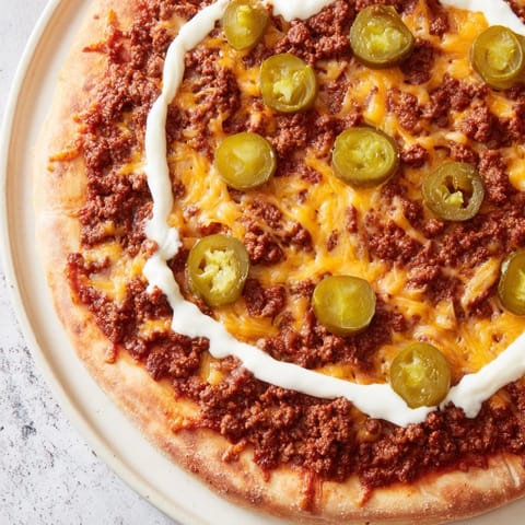 Ground Beef Taco Pizza #181