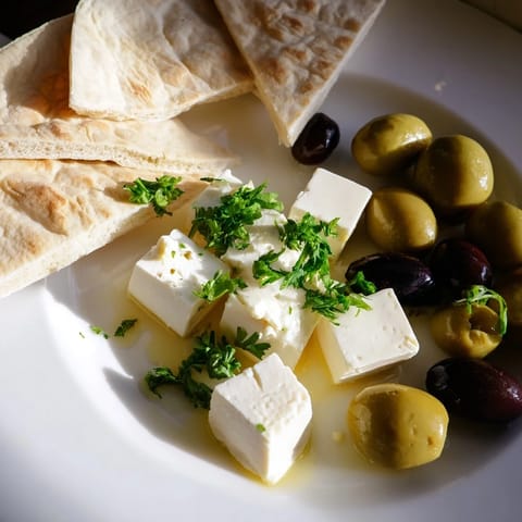 Türkische Oliven Käse Platte #193