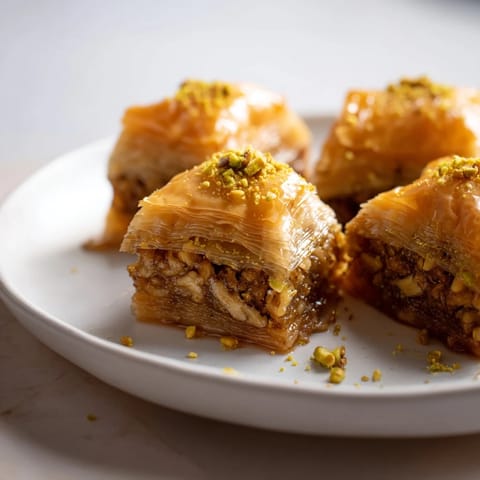 Türkisches Baklava mit Honig #196
