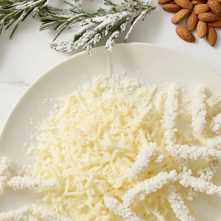 Beautifully arranged The Frosted Pine includes white cheddar "snowdrifts" ready for a holiday appetizer.