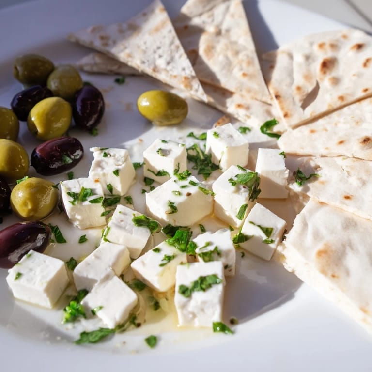This Turkish Olives & Cheese Board offers a delicious array of Mediterranean flavors for sharing.