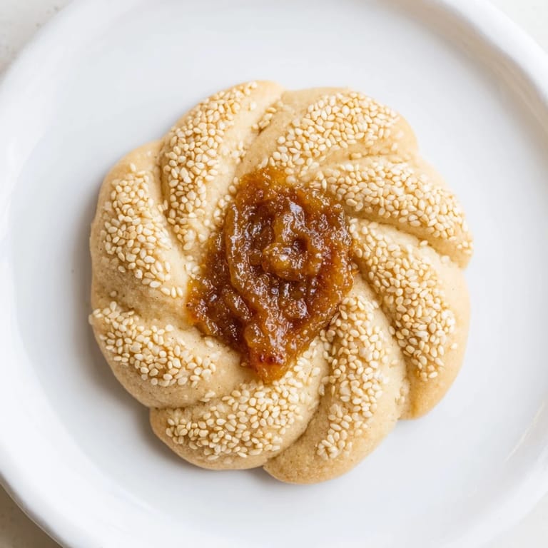 Freshly baked Palestinian Kahk cookies, filled with sweet date paste, offer a soft, buttery bite with a perfect finish.