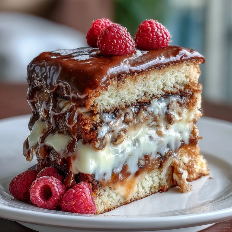 Helle Spring-Birthday-Sheet-Cake mit Zitronencreme, verziert mit Himbeeren und Blaubeeren.