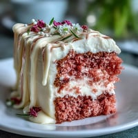 Bridal Shower Rosé Velvet Cake with Gold Drip: Eleganter roséfarbener Samtkuchen mit cremiger Frischkäseglasur und edlem Goldtropfen, perfekt für festliche Anlässe.  